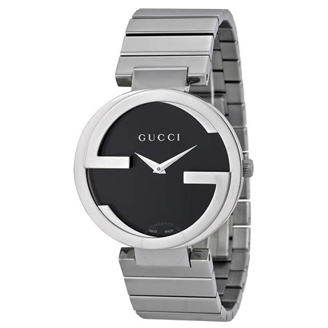 gucci g-gucci black dial ladies watch